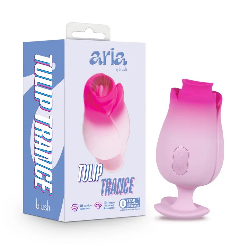 BlushAriaRoseSuckingVibratorTongue-FlutteringMassager