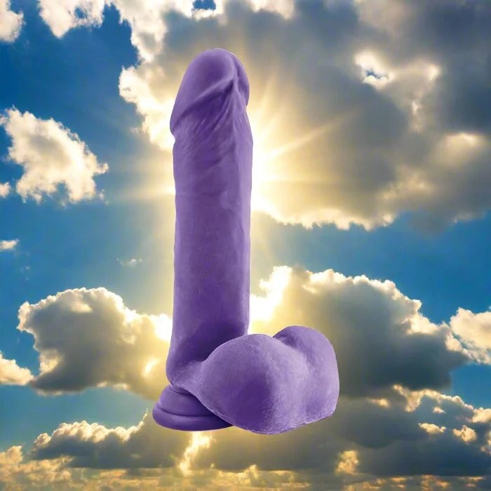BlushAuNaturalBoldHero8″Dildo–Purple