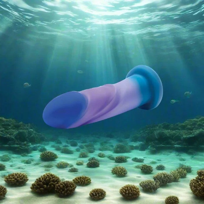 BlushAvantBorealisDreamsSilicone7.5InchDildo–OceanBlue