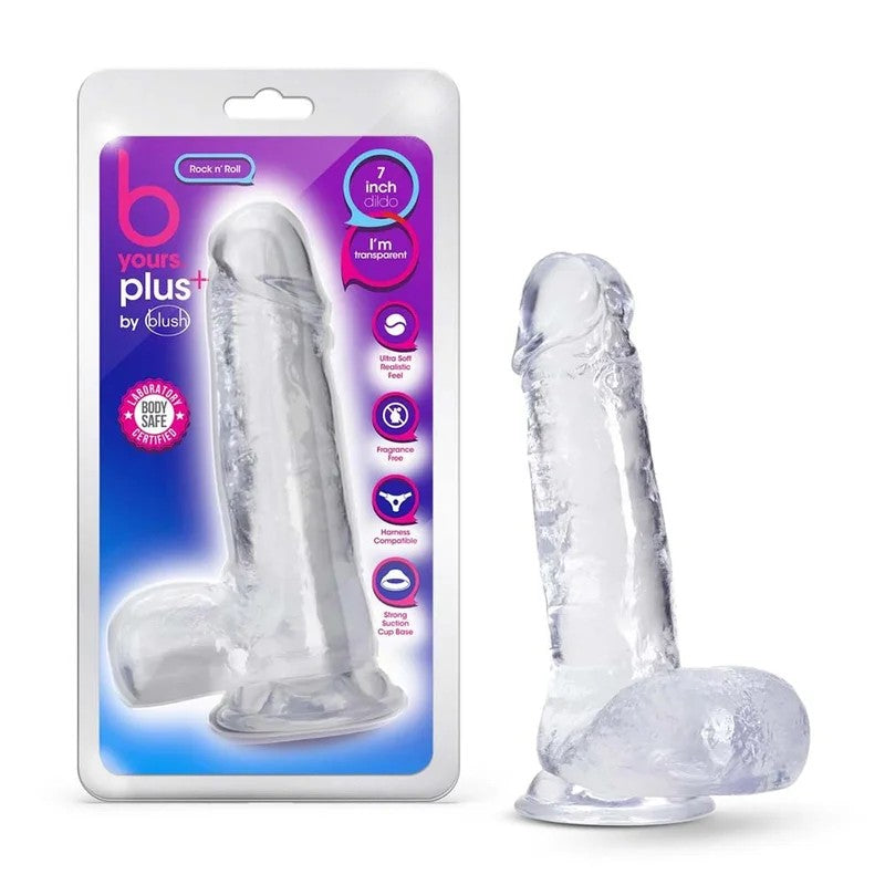 BlushBYoursPlusRealisticClear7.25-InchDildoWithSuctionCup
