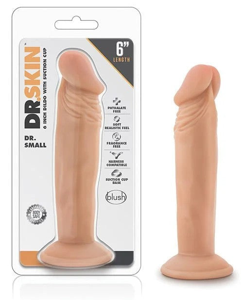 BlushDr.SkinDr.Small6″Dildo–Vanilla
