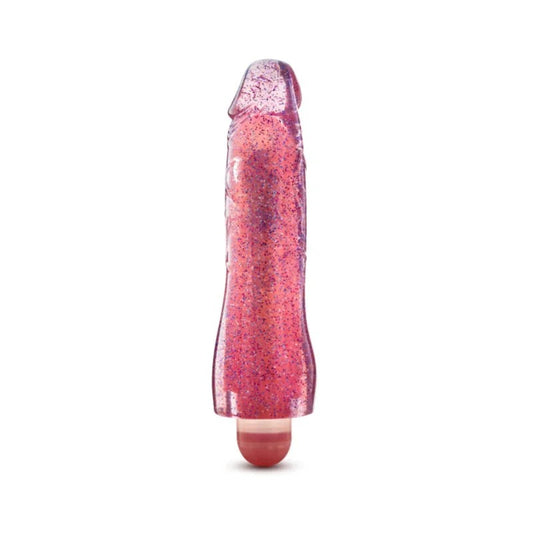 BlushGlowDicksMollyGlitterRealisticVibratingDildo