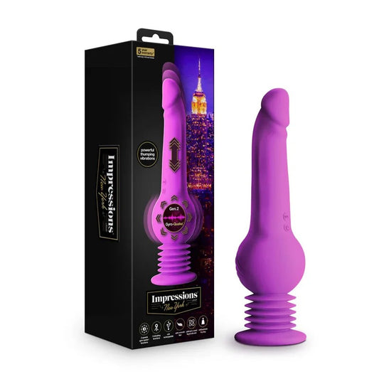 BlushImpressionsNewYorkGyroQuakeVibratingDildo