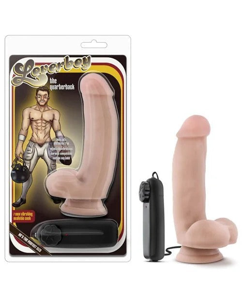 BlushLoverboyTheQuarterback7″VibratingRealisticCock–Vanilla