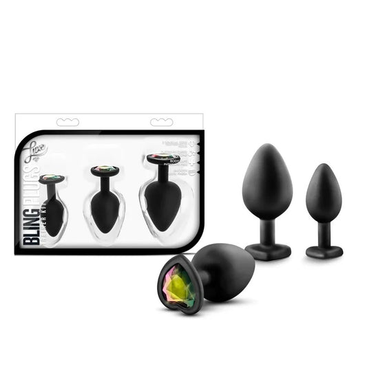 BlushLuxeBlingAnalPlugsTrainingKitwithGems