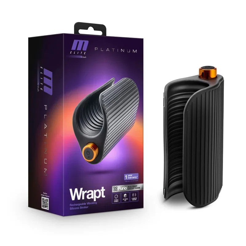 BlushMElitePlatinumWraptVibratingSiliconeStroker