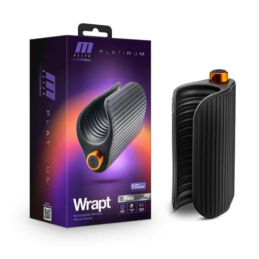 BlushMElitePlatinumWraptVibratingSiliconeStroker