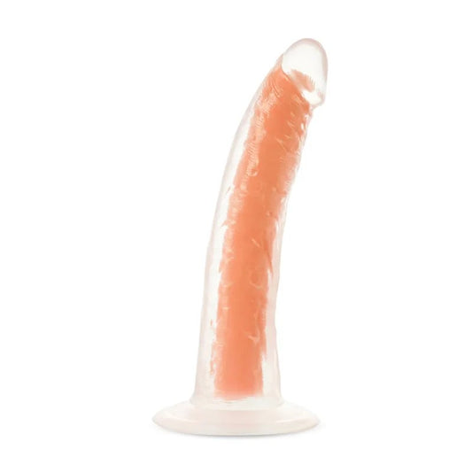 BlushNeoEliteLavo7.5InchDildoGlowInTheDarkNeonOrange