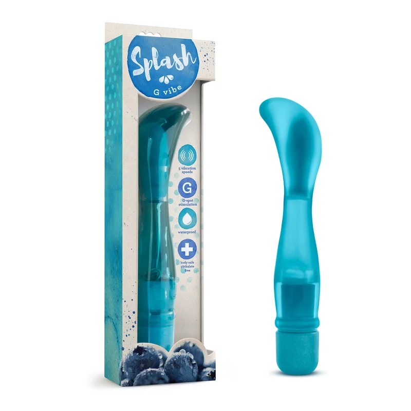 BlushNovelties–15.2cm(6”)G-SpotVibrator(Blueberry)