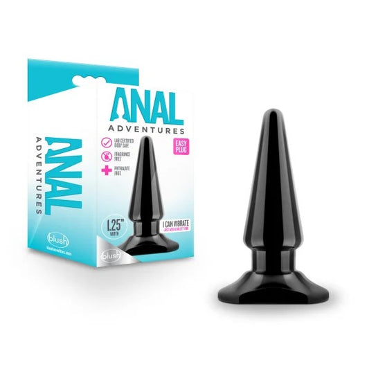 BlushNovelties–AnalAdventuresEasyPlug(Black)