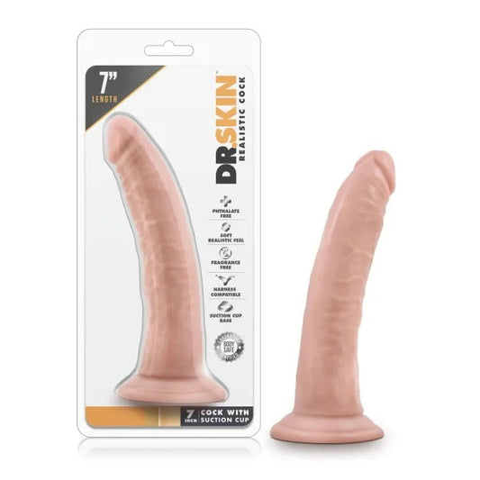 BlushNovelties–Dr.Skin7″Cock(LightFlesh)