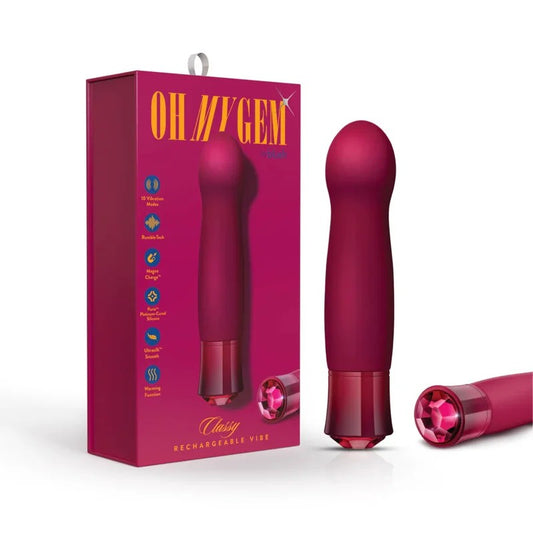 BlushOhMyGemClassy5InchWarmingG-spotVibrator