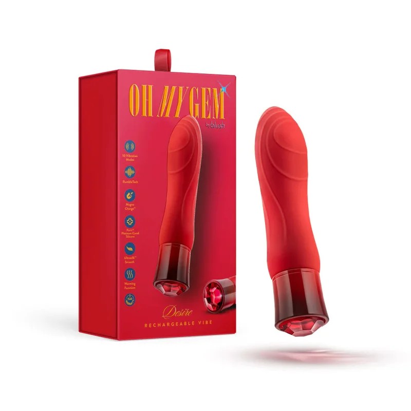 BlushOhMyGemDesireWarmingG-spotVibrator