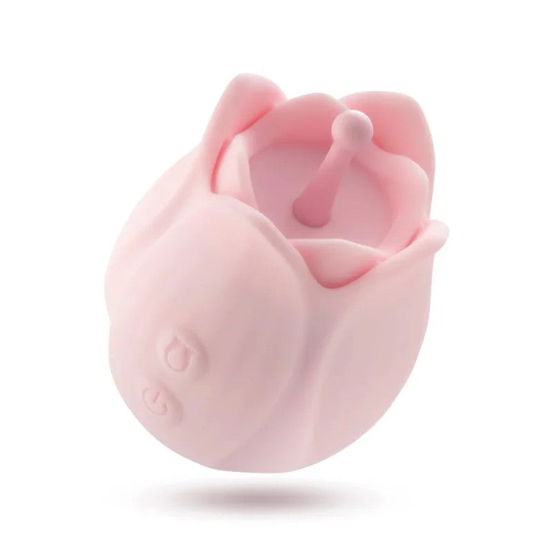 BlushPlayWithMeRomanticRoseVibratingSiliconeVibrator