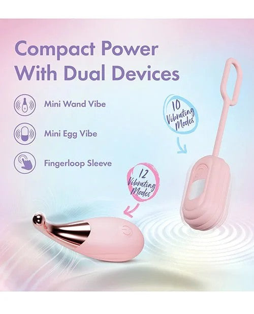 BlushPlayWithMeWanderlust4PieceVibratorSet–Pink