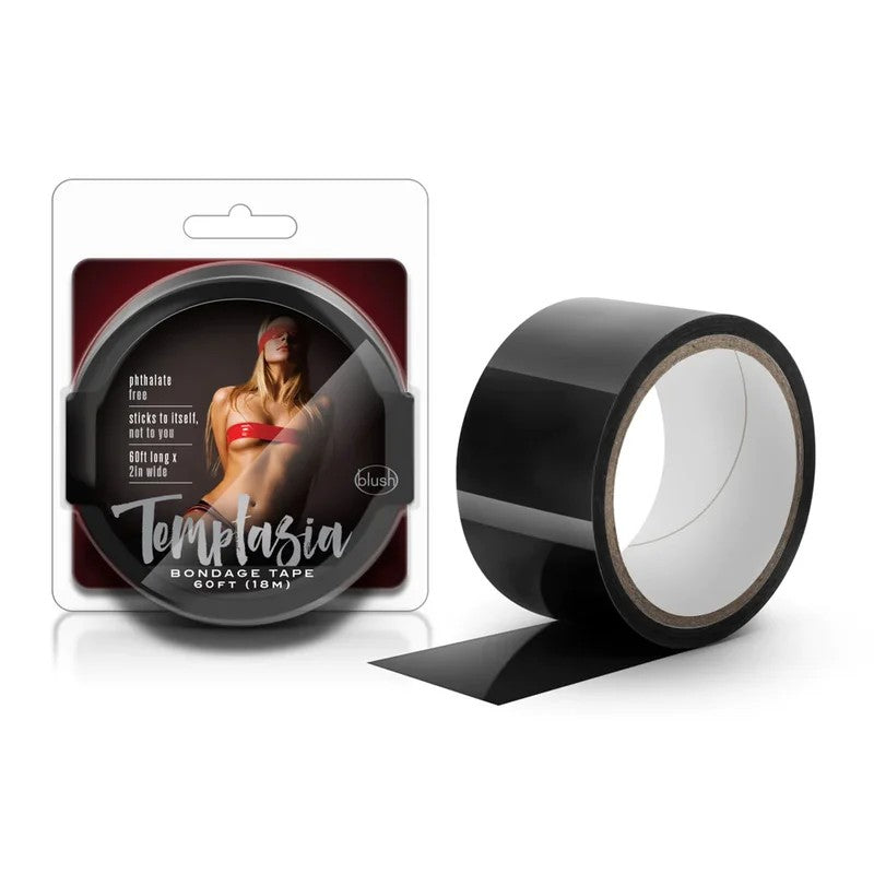 BlushTemptasiaBondageBlackTape60Feet