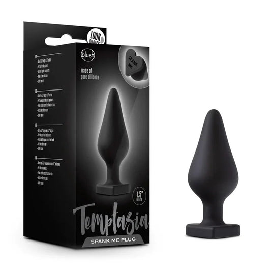 BlushTemptasiaByBlushSpankMe/FuckMeBlackSiliconeAnalPlug