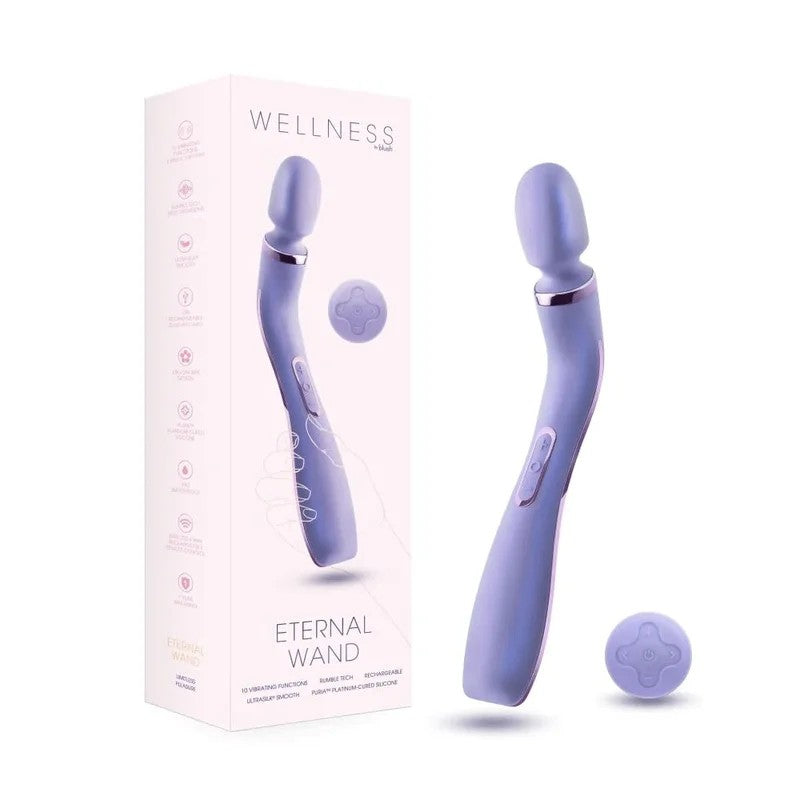 BlushWellnessEternalUltrasilkVibratingMassageWandwithRemote