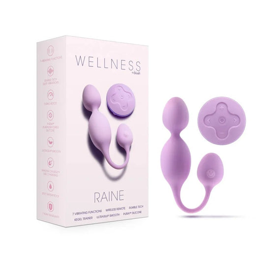 BlushWellnessRaineKegelBallTrainerVibratorwithRemote