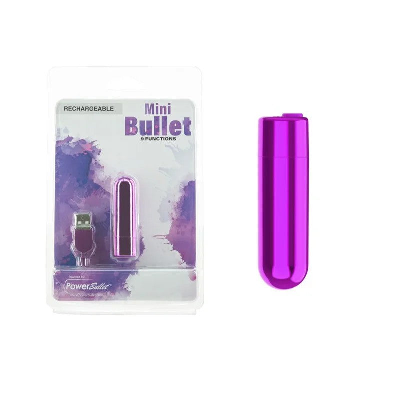 BMS–9FunctionRechargeableMiniBullet(Purple)