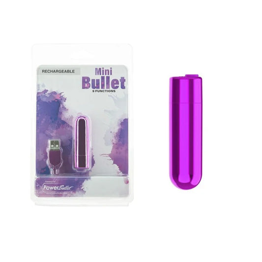 BMS–9FunctionRechargeableMiniBullet(Purple)