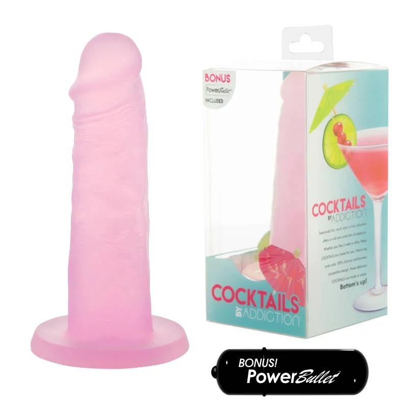 BMS–AddictionCocktails5″SiliconeDong(PurpleCosmo)