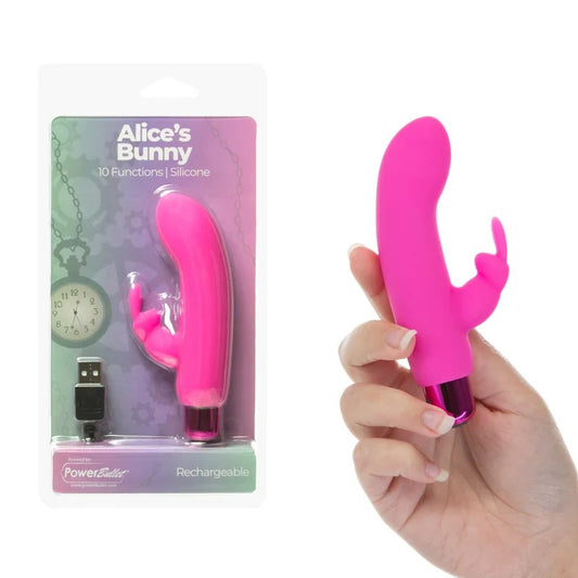 BMS–Alice’sBunnyRabbitSleeveBulletVibrator(Pink)