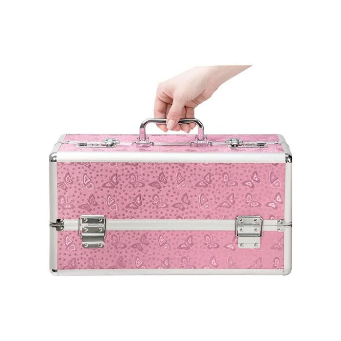 BMS–LockableLargeVibratorCase(Pink)