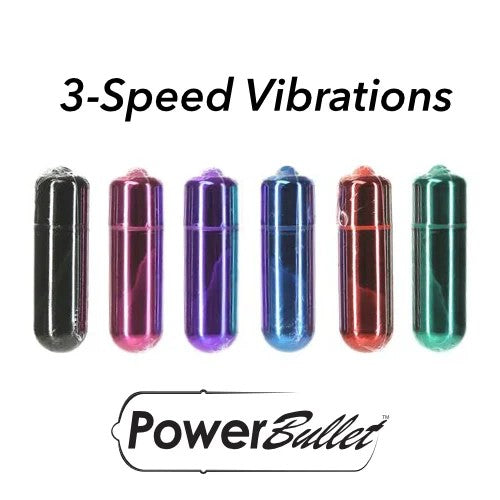 BMS–Powerbullet3-SpeedBulletVibrator(Metallic)