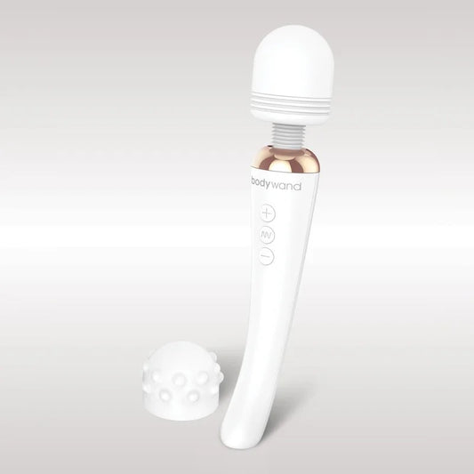 Bodywand–“Curve”RechargeableWandMassager+Sleeve(White)