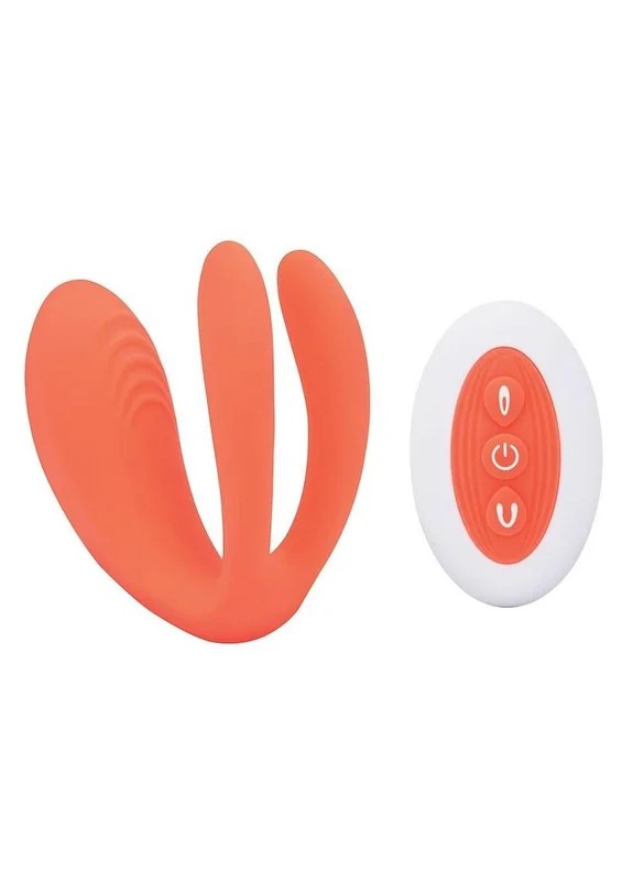 BodywandIdBridgeRechargeableSiliconeVibratorwithClitoralStimulator