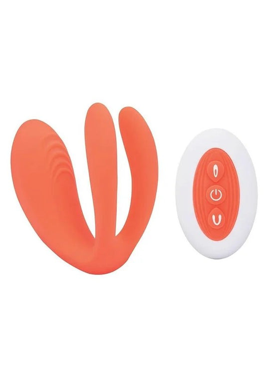 BodywandIdBridgeRechargeableSiliconeVibratorwithClitoralStimulator