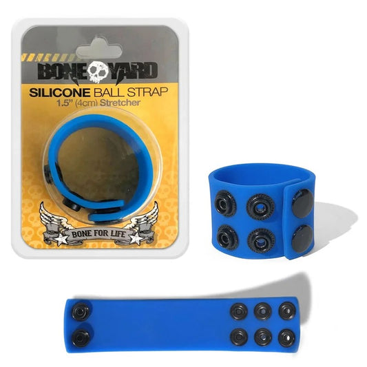 BoneYard–SiliconeBallStrap(Blue)