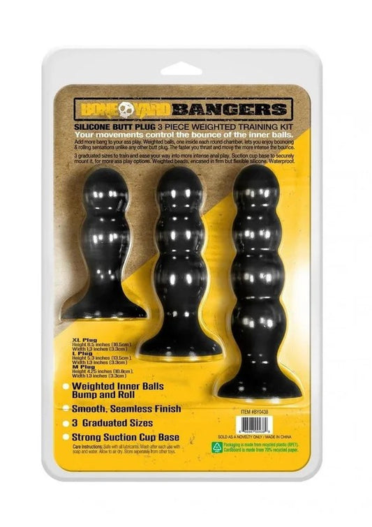 BoneyardBangersSiliconeWeightedButtPlugTrainingKit