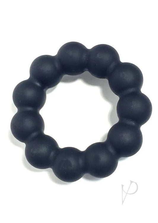 BoneyardMeatBallz2xStretchSiliconeBeadedCockRing