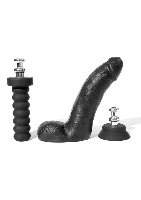 BoneyardSiliconeToolKitDildowithBalls8inwithAttachments