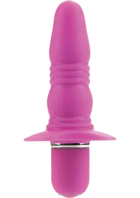 BootyCallBootyBuzzSiliconeVibratingButtPlug
