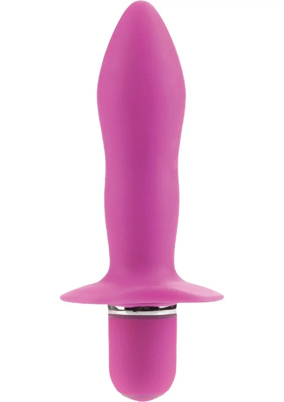 BootyCallBootyRocketSiliconeVibratingButtPlug
