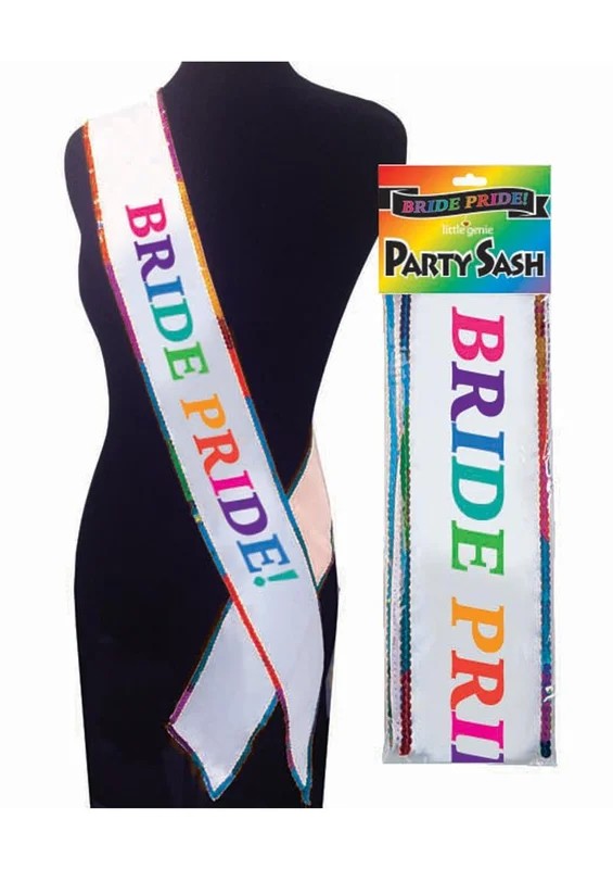 BridePridePartySash
