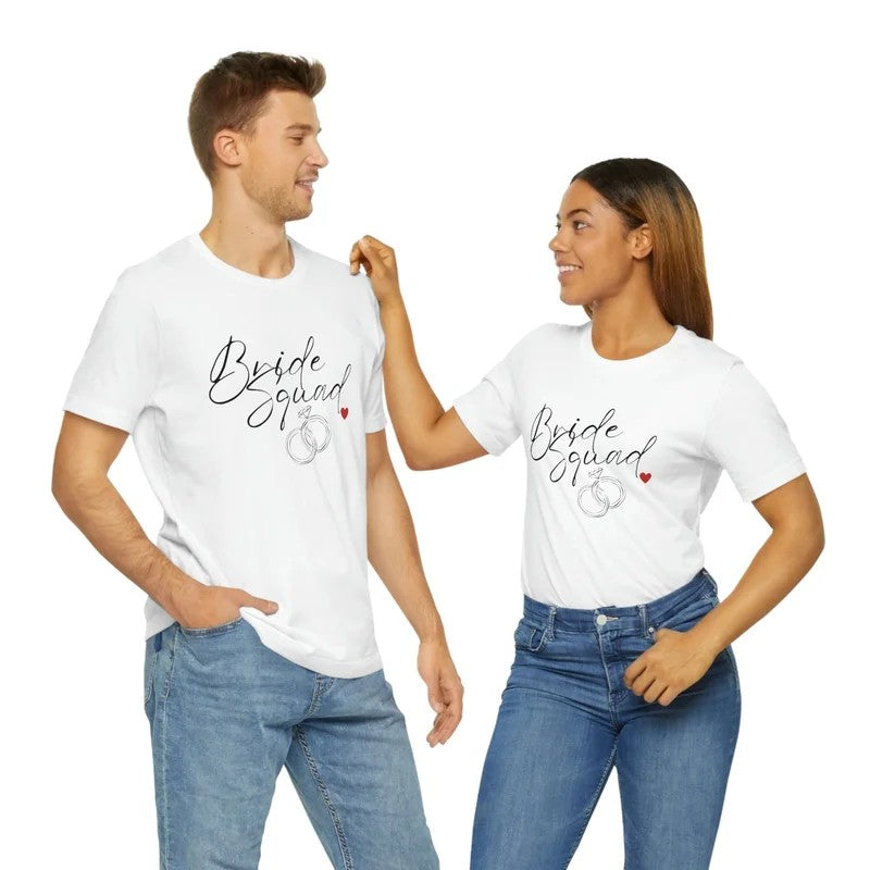 BrideSquadWhiteShortSleeveTee