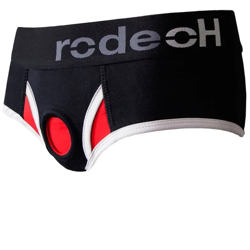 Brief+Harness–Black&Red