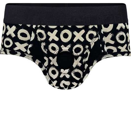 Brief+Harness–“XOXO”