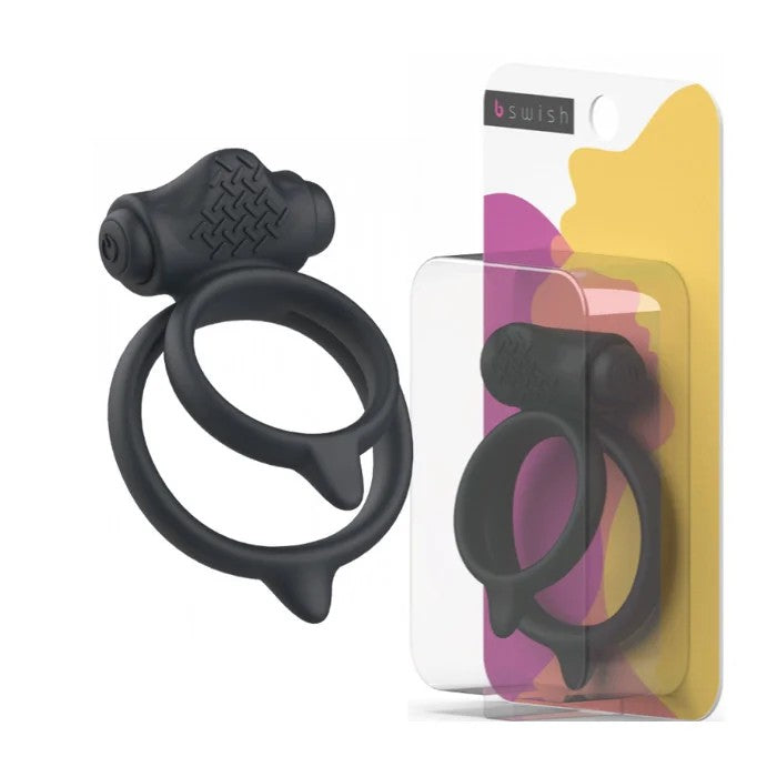 bSwish–BCharmedBasicPlusMassagingDualRing(Black)