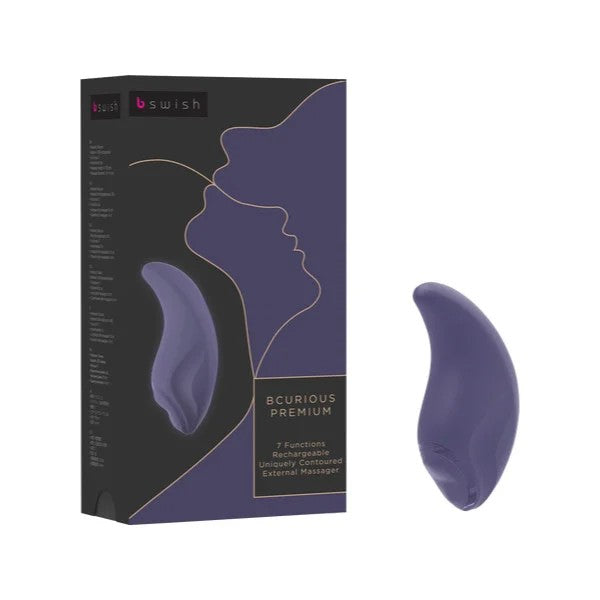 bSwish–BCuriousPremiumRechargeableExternalMassager(Purple)