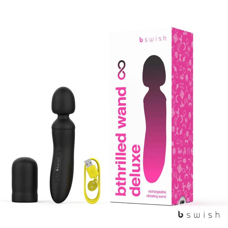 bSwish–BThrilledPremiumRechargeableWand(Black)