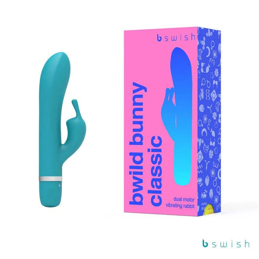 bSwish–BWildClassicBunnyDualMotorRabbitVibrator(Teal)