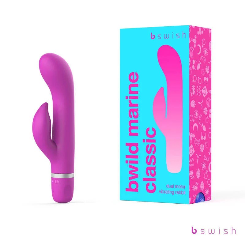 bSwish–BWildClassicMarineDualMotorRabbitVibrator(Magenta)