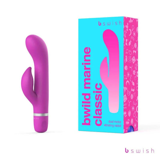 bSwish–BWildClassicMarineDualMotorRabbitVibrator(Magenta)