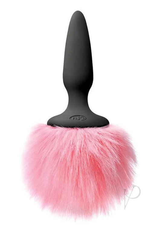 BunnyTailsMiniSiliconeButtPlug–PinkFur