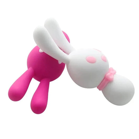 BunnyVibratorNippleClampsEstimuladorClitorisVibrator